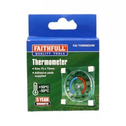 Faithfull Thermometer Window Stick On