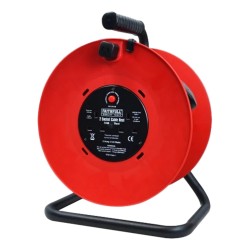 Faithfull Extension Lead Cable Reel 4 Gang 240v 50m