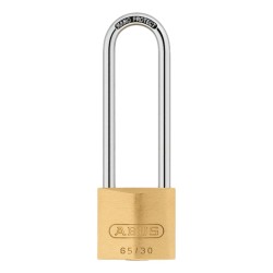 Abus Padlock 65/30 Brass Long Shackle