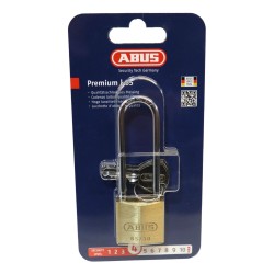 Abus Padlock 65/30 Brass Long Shackle