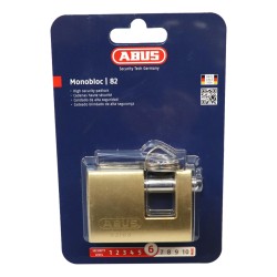 Abus Padlock 82/63 Monobloc Brass