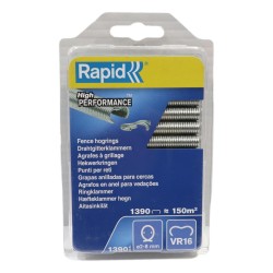 Rapid Hog Rings VR16 Galvanised 1390 Pack