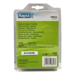 Rapid Hog Rings VR22 Green 1100 Pack