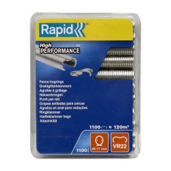 Rapid Hog Rings VR22 Galvanised 1100 Pack