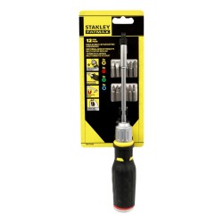 Stanley FatMax Ratchet Screwdriver & 12 Bits