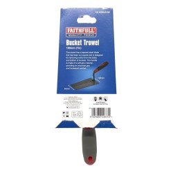 Faithfull Soft Grip Bucket Trowel 180mm