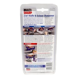 Multi Sharp 2 In 1 Knife & Scissor Sharpener