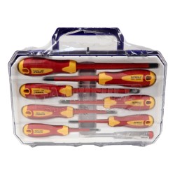 Faithfull VDE Screwdriver Set Soft Grip 8 Piece