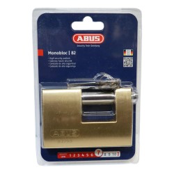 Abus Padlock 82/90 Monobloc Brass