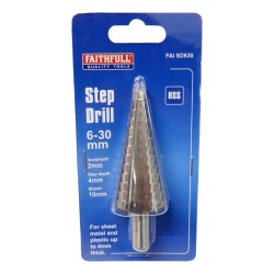 Faithfull Step Drill 6 - 30mm