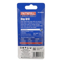 Faithfull Step Drill 6 - 30mm