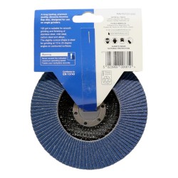 Faithfull Jumbo Abrasive Flap Disc 125mm x 22mm