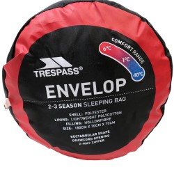 Trespass Envelop 2-3 Season Sleeping Bag