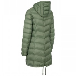 Trespass Ladies Rianna Long Puffer Type Jacket With Hood