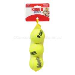 Kong Airdog Squeaker Round Ball Dog Toy Medium 3 Pack