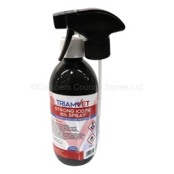 TriamVet Strong Iodine 10 Percent Spray 500ml