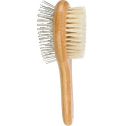 Trixie Wooden Grooming Brush Double Sided