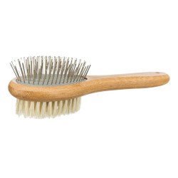 Trixie Wooden Grooming Brush Double Sided