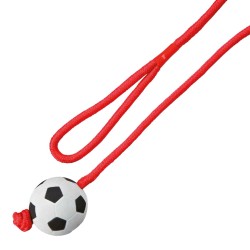 Trixie Football On Rope Dog Toy