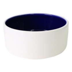 Trixie Ceramic Pet Bowl Cream & Blue