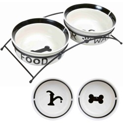 Trixie Eat On Feet Ceramic Dog Bowl Set