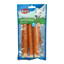 Trixie Denta Fun Chewing Chicken Rolls 28cm 3 Pack