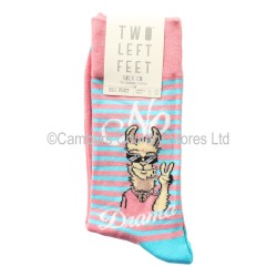 Two Left Feet Pair Of Socks No Drama Llama