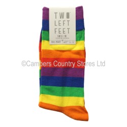 Two Left Feet Pair Of Socks Colour Me Rainbow