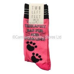 Two Left Feet Pair Of Socks Stay Pawsitive