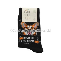 Two Left Feet Kids Socks Bad To The Bone