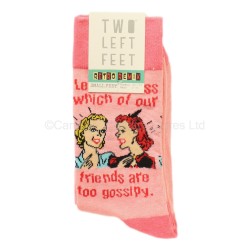 Two Left Feet Retro Socks Which Friends Are Gossipy