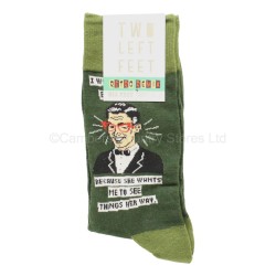 Two Left Feet Retro Socks See Things Her Way