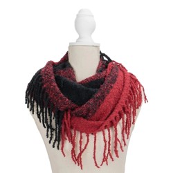 Britts Knits Ladies Fringe Benefits Infinity Scarf