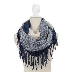 Britts Knits Ladies Fringe Benefits Infinity Scarf