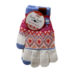 Britts Knits Kids Fair Isle Pattern Gloves