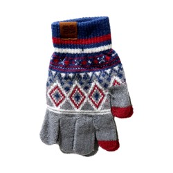 Britts Knits Kids Fair Isle Pattern Gloves