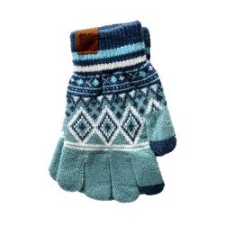 Britts Knits Kids Fair Isle Pattern Gloves