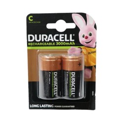 Duracell Rechargeable Batteries C x 2 Pack