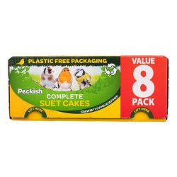 Peckish Bird Food Complete Suet Cake 8 Pack