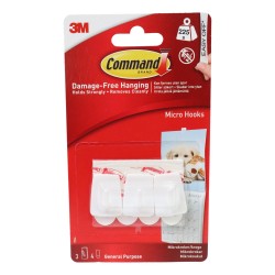 Command Micro Hooks 3 Pack