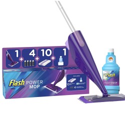 Flash Power Mop Starter Kit With 10 Pads