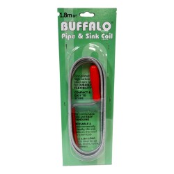 Buffalo Pipe Sink & Drain Cleaner Coil 6ft / 1.8m