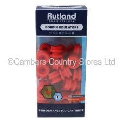 Rutland Bobbin Insulators 50 Pack