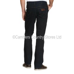 Wrangler Mens Jeans Texas With Stretch Blue Black