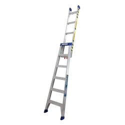 Werner Leansafe 3 Way Aluminium Ladder EN131 PRO