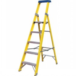 Zarges Fibreglass Platform Step Ladder