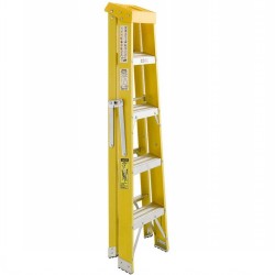 Zarges Fibreglass Swing Back Step Ladder