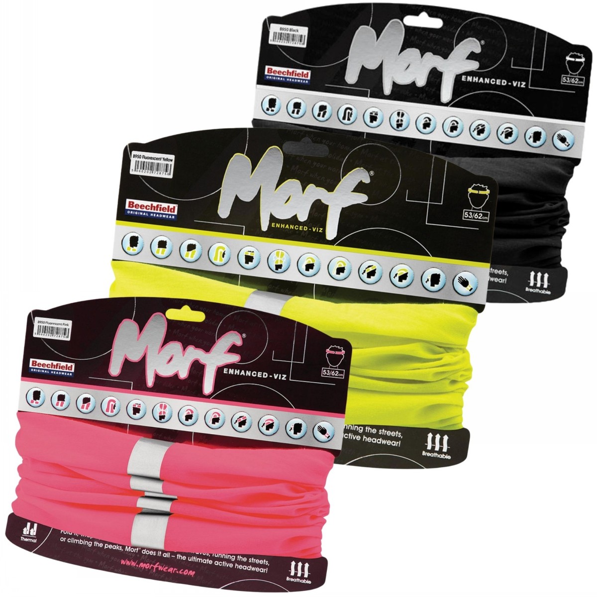 Morf Multi Purpose Neckwear Enhanced High Visibility - Image 3