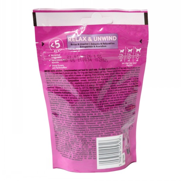 Whiskas Treats Relax & Unwind Chicken 45g - Image 2