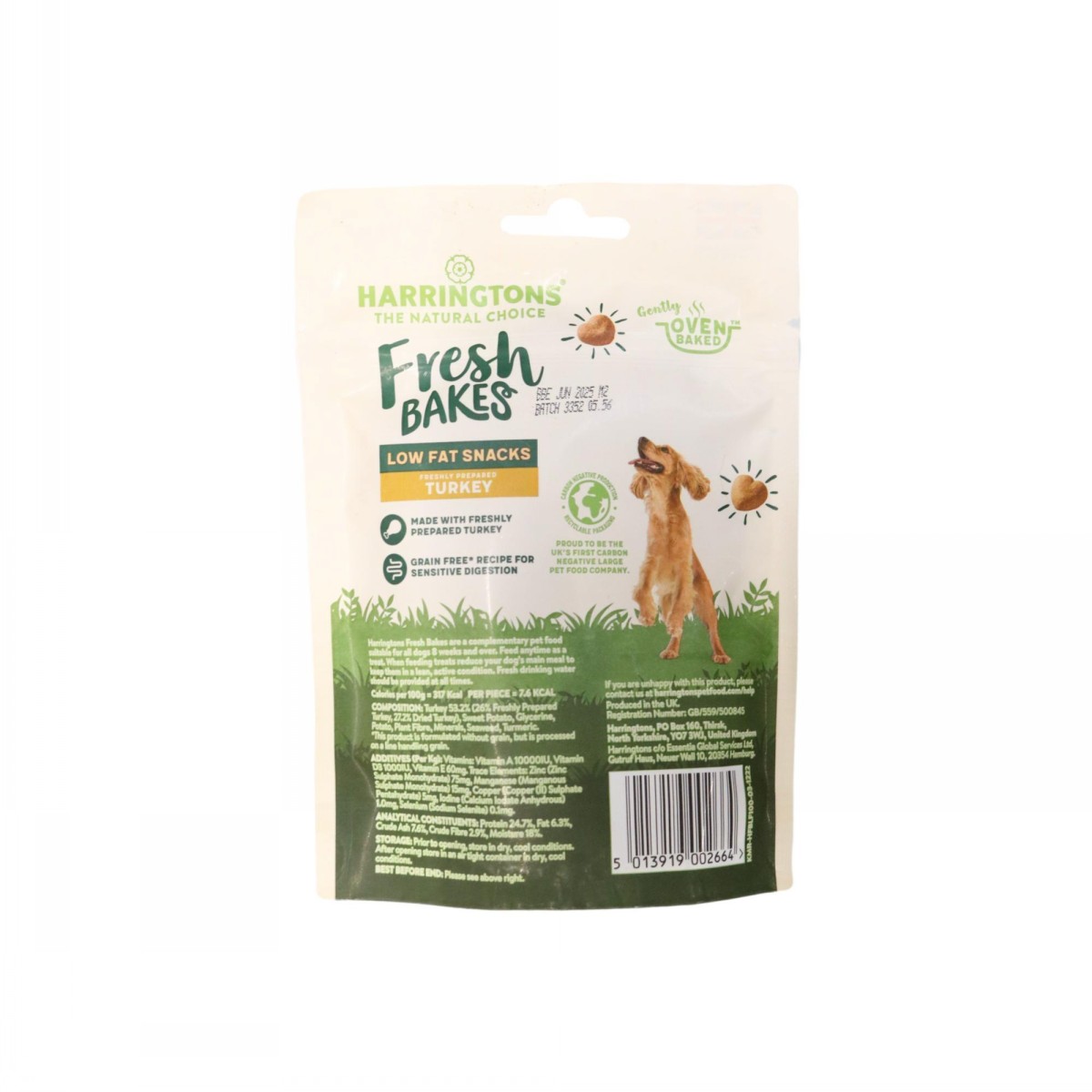 Harringtons Treats Low Fat Turkey 100g - Image 2